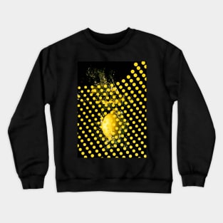 Lemon and yellow circles Crewneck Sweatshirt